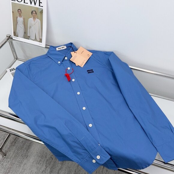 Miu Miu Men's Button Embroidered Shirt - Picture 3 of 8